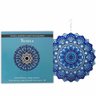 Móbile Mandala Azul Giratória em Metal (33cm) Relaxar e Meditar - 4