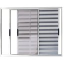 Ver imagem 1 de Veneziana de Aluminio 3 Folhas Móveis sem Grade Linha Premium:1,20 X 1,50/brilhante