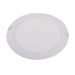 Plafon/Painel de Embutir LED Slim Redonda 24W Luminária Teto Gesso Drywall Luz Branca Fria 6500K - 1