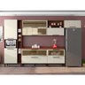 Cozinha Modulada 8 Peças Viv Concept C06 Nogueira/Off White - Kit´s Paraná - 2