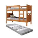 Ver imagem 1 de Beliche Solteiro Jaspe Mdf que Vira Duas Cama com 1 Colchao D33