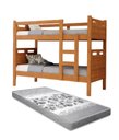 Ver imagem 1 de Beliche Solteiro Jaspe Mdf que Vira Duas Cama com 1 Colchao D33
