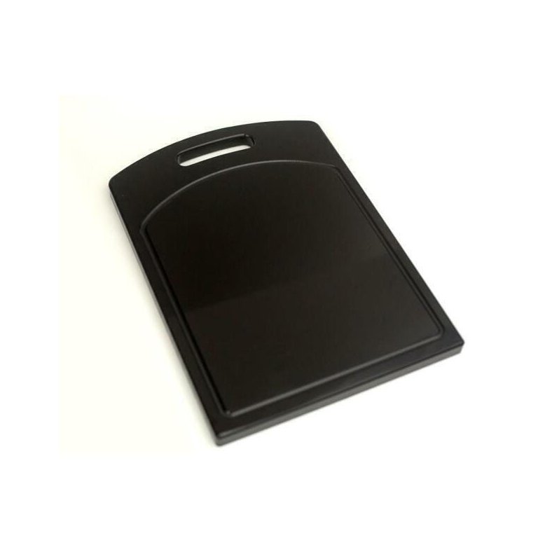 Tabua Corte Polietileno Grossa - Preta 50 X 30 X 2 Churrasco