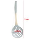 Ver imagem 3 de Escumadeira Cozinha Silicone Flexível 33cm