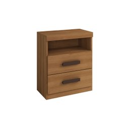 Mesa de Cabeceira Criado Compacto Quarto Cama Cinamomo - 2