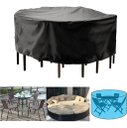 Ver imagem 4 de Kit Capas Impermeáveis Compatível Mesa Sofá Externo