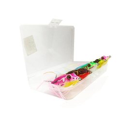 Kit 5 Isca Artificial Sapo Frog Traíra Bass Estojo Tucunaré - 2