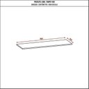 Ver imagem 2 de Tampo para Cozinha 160cm Glam Freijó