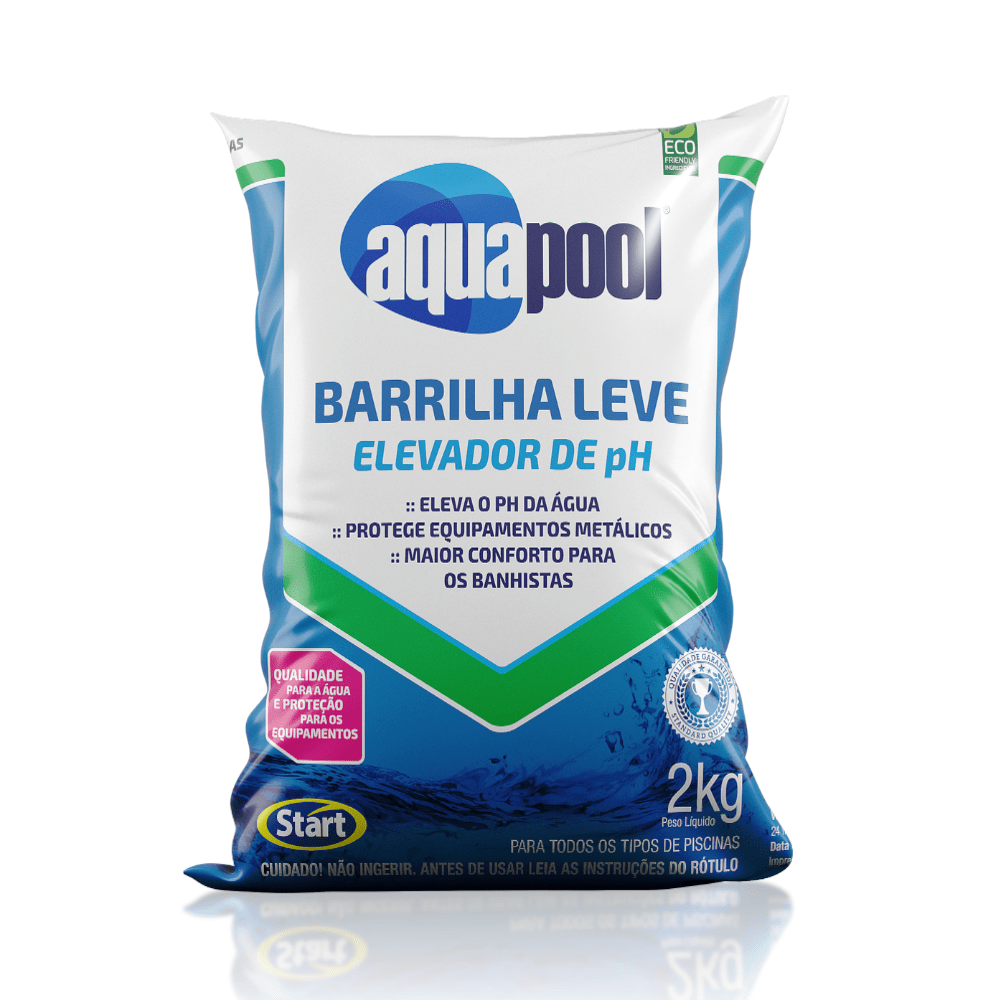 AQUAPOOL BARRILHA LEVE ELEVADOR PH GRANULADO 2KG