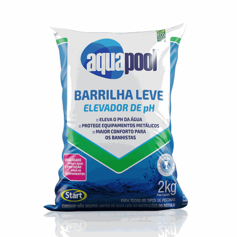 AQUAPOOL BARRILHA LEVE ELEVADOR PH GRANULADO 2KG