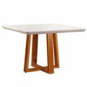 Ver imagem 1 de Conjunto de Jantar Moderno 4 Cadeiras 1,20 Royal Requinte
