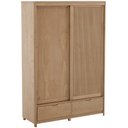 Ver imagem 7 de Guarda Roupa Solteiro 2 Portas de Correr 2 Gavetas 150cm Madeira Maciça Benton F06 Tauari - Lyam Dec