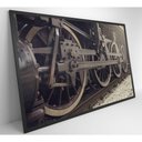 Ver imagem 5 de Quadro Rodas Trem 120x80 Cm Tecido Canvas