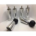 Ver imagem 2 de Pé Cama Box Casal Solteiro Kit 4x2 Alumínio 13cm