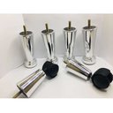 Ver imagem 1 de Pé Cama Box Casal Solteiro Kit 4x2 Alumínio 13cm