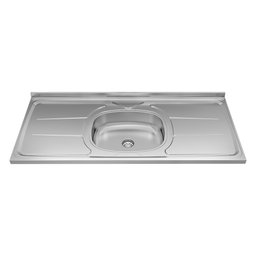 Armário de Cozinha Modulado de Canto 7 Peças Cp21 com Pia Inox Branco - Lumil Lumil Móveis - 13