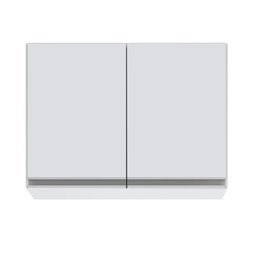 Armário de Cozinha Modulado de Canto 7 Peças Cp21 com Pia Inox Branco - Lumil Lumil Móveis - 9