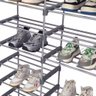 Sapateira Grande 30 Pares 12 Prateleiras Organizador Multiuso para Tenis Sapatos Quarto Estante Port - 3