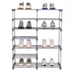 Sapateira Grande 30 Pares 12 Prateleiras Organizador Multiuso para Tenis Sapatos Quarto Estante Port - 1