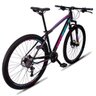 Bicicleta Aro 29 Quadro 19 Alumínio 27v Freio Hidráulico Volcon Preto/Rosa/Azul - GT Sprint - 3