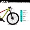 Bicicleta Aro 29 Quadro 19 Alumínio 27v Susp. Trava Freio Hidráulico Z7-X Amarelo/Vermelho - - 2