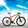 Bicicleta Aro 29 Quadro 19 Alumínio 27v Susp. Trava Freio Hidráulico Z7-X Amarelo/Vermelho - - 3