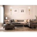 Ver imagem 3 de Kit 2 Arandelas Linear de Parede Luminária Cristal Super Design