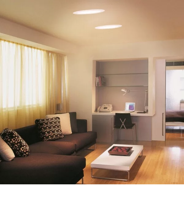 Plafon/Painel de Embutir LED Slim Redonda 12W Luminária Teto Gesso Drywall 6500k - 2