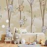 Papel de parede infantil safári animal para quarto de bebê M² VR52 - 3