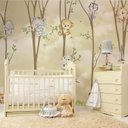 Ver imagem 5 de Papel de parede infantil safári animal para quarto de bebê M² VR52