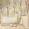 Papel de parede infantil safári animal para quarto de bebê M² VR52 - 5