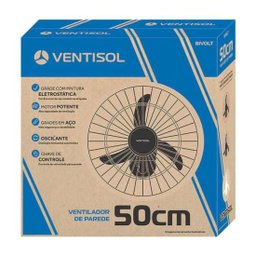 Ventilador de Parede Ventisol Oscilante 50cm Aço Preto Bivolt - 7
