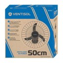 Ver imagem 7 de Ventilador de Parede Ventisol Oscilante 50cm Aço Preto Bivolt