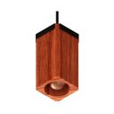 Ver imagem 4 de Luminária Pendente França Madeira Maciça de Demolição Rosca E27