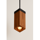 Ver imagem 2 de Luminária Pendente França Madeira Maciça de Demolição Rosca E27