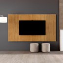 Ver imagem 2 de Painel para TV Vertex Ripado até 65 pol. 237 cm Naturalle - Mavaular