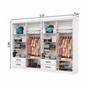 Ver imagem 5 de Closet Casal Duplo Lu 8 Portas 4 Gavetas com Espelho