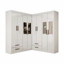 Ver imagem 3 de Closet Casal Duplo Lu 8 Portas 4 Gavetas com Espelho