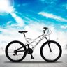 Bicicleta Gps Aro 26 Aço 21 Marchas Dupla Suspensão Freio V-brake Branco - Colli Bike - 2