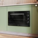 Ver imagem 2 de Forno Elétrico Embutir Mueller 50L 1800W Manter Aquecido e Grill Preto 110V