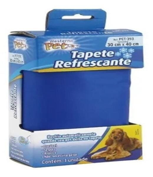 Tapete Refrescante Gelado para Cachorro Gato Cão 30cm x 40cm - 1