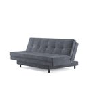 Ver mais imagens de Sofá-Cama Roz Plush 3 Lugares Reclinável 182cm Grafite Cialar Móveis