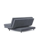 Ver imagem 2 de Sofá-Cama Roz Plush 3 Lugares Reclinável 182cm Grafite Cialar Móveis