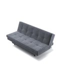 Ver imagem 5 de Sofá-Cama Roz Plush 3 Lugares Reclinável 182cm Grafite Cialar Móveis