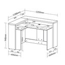 Ver imagem 5 de Conjunto Escritório: Balcão Atendimento 6309 + Balcão 6353