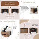 Ver imagem 4 de Conjunto Escritório: Balcão Atendimento 6309 + Balcão 6353