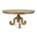 Ver imagem 1 de Mesa Redonda 8 lugares Madeira Maciça 160cm - Phil