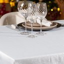 Ver imagem 2 de Toalha de Mesa Copa e Cia Versatile Leah Silver - 8 Lugares Quadrada