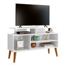 Ver imagem 1 de Rack Bancada para Tv de até 42" 2 Prateleiras Lynne Branco