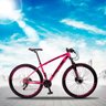 Bicicleta MTB Aro 29 Quadro 17 Alumínio 27 Marchas Freio Hidráulico Vega Rosa - Spaceline - 2